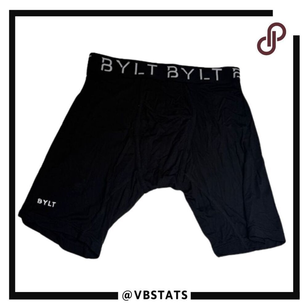 BYLT Premium Basics Men's All Day Trunk Performance Boxer Briefs Black Small